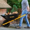 True Temper R6STFFEC 6 cu. ft. Barrow in a Box Steel Wheelbarrow with Never Flat Tire and Steel Handles True Temper R6STFFEC 6 cu. ft. Barrow in a Box Steel Wheelbarrow with Never Flat Tire and Steel Handles
