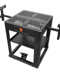 WEN MSA658T Multi-Purpose Rolling Planer and Miter Saw Tool Stand with Extension Rollers