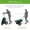 Best Choice Products SKY2705 5 cu. ft. Plastic Wheelbarrow Best Choice Products SKY2705 5 cu. ft. Plastic Wheelbarrow