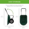 Best Choice Products SKY2705 5 cu. ft. Plastic Wheelbarrow Best Choice Products SKY2705 5 cu. ft. Plastic Wheelbarrow
