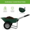 Best Choice Products SKY2705 5 cu. ft. Plastic Wheelbarrow Best Choice Products SKY2705 5 cu. ft. Plastic Wheelbarrow