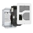 Cadet CEC163TW 240/208/120-volt 1,600/1,500/1,000-watt Energy Plus In-wall Fan-forced Electric Heater in White with Digital Thermostat