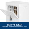 GE ADHL35LA 35 pt. Dehumidifier with Smart Dry for Bedroom, Basement or Very Damp Rooms up to 3000 sq. ft. in White, ENERGY STAR