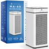 MEDIFY AIR MA-40-W1 Air Purifier with H13 True HEPA Filter 840 sq. ft. Coverage 99.9% Removal to 0.1 Microns White (1-Pack)