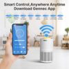 RENPHO PUS-RP-AP089S-WH Air Purifier Air Cleaner for Home Large Room 960 sq.ft. HEPA Filter in Black, WiFi and Alexa Control through APP White RENPHO PUS-RP-AP089S-WH Air Purifier Air Cleaner for Home Large Room 960 sq.ft. HEPA Filter in Black, WiFi and Alexa Control through APP White