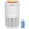 RENPHO PUS-RP-AP089S-WH Air Purifier Air Cleaner for Home Large Room 960 sq.ft. HEPA Filter in Black, WiFi and Alexa Control through APP White