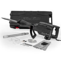 XtremepowerUS 61103-H1 8.3 in. W 2200-Watt Heavy-Duty Electric Jack Hammer Demolition Concrete Breaker Tool Kit
