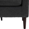 Mainstays Kinley Lounge Arm Chair, Dark Gray Polyester Fabric