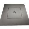 Mainstays 28" Square 50000 BTU Propane Gas Fire Pit Table with Lava Rocks, Metal Lid and Protective Cover