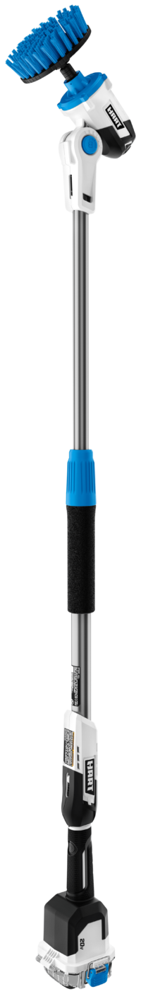 HART 20-Volt Telescoping Scrubber Kit (1) 20-Volt 1.5Ah Lithium-Ion Battery