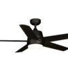 Fanimation Studio Collection Berlin 52-in Aged Bronze LED Indoor/Outdoor Ceiling Fan with Light Remote (5-Blade)