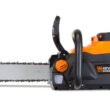WEN 40V Max Lithium Ion 16-Inch Brushless Cordless Chainsaw with 4Ah Battery and Charger