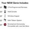 Genie 0.75-HP Connect Smart Belt Drive Garage Door Opener Wi-fi Compatibility