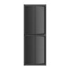 Hyper Tough Plastic 4-Shelf Garage Storage Plastic Utility Cabinet, Black