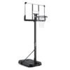 MaxKare Portable Basketball Hoop & Goal Basketball System Basketball Equipment Height Adjustable 7 Ft. 6 In. - 10 Ft. with 44 In. Indoor Outdoor