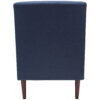 Mainstays Kinley Lounge Arm Chair, Navy Polyester Fabric Mainstays Kinley Lounge Arm Chair, Navy Polyester Fabric