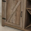 HOMCOM Farmhouse Coffee Bar Cabinet, Sideboard Buffet Cabinet Wine Cabinet with Drawers, Barn Style Doors, TV Stand up to 60 Inches, Wine Rack, Distressed Oak Brown HOMCOM Farmhouse Coffee Bar Cabinet, Sideboard Buffet Cabinet Wine Cabinet with Drawers, Barn Style Doors, TV Stand up to 60 Inches, Wine Rack, Distressed Oak Brown