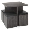 Mainstays 5-Piece Dexter Dining Set with Storage Ottoman