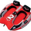 AIRHEAD AHVI-F2 Viper 2 Double Rider Cockpit Inflatable Towable Lake Water Tube