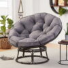 Better Homes & Gardens Papasan Chair, Charcoal Gray