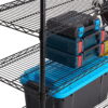 Hyper Tough 6 Tier Heavy Duty Wire Shelf Unit Black Capacity 3600 lbs