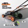TACKLIFE 40V MAX 4.0Ah 16in Cordless Lawn Mower with Copper Brushless Motor - KDLM4040A TACKLIFE 40V MAX 4.0Ah 16in Cordless Lawn Mower with Copper Brushless Motor - KDLM4040A