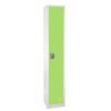 AdirOffice Large 72" Metal Storage Locker, 2 Shelves, Steel, Green