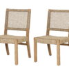Better Homes & Gardens Ashbrook 2-Pack Teak & Wicker Dining Chairs by Dave & Jenny Marrs