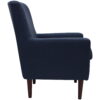 Mainstays Kinley Lounge Arm Chair, Navy Polyester Fabric Mainstays Kinley Lounge Arm Chair, Navy Polyester Fabric