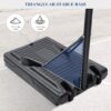 Marnur Portable Basketball Goal Basketball Hoop 35 Inch Outdoor Basketball Hoops Backboard with 7 ft-8.5ft Adjustable & Removable Wheels Indoor Basketball System Game Play