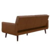 Better Homes & Gardens Nola Modern Futon, Camel Faux Leather