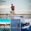 Cyfie Paddle Board for Adult, Inflatable Surfboard Fishing Standup Paddle Board 10.6 ft Cyfie Paddle Board for Adult, Inflatable Surfboard Fishing Standup Paddle Board 10.6 ft