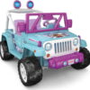 Power Wheels Disney Frozen Jeep Wrangler Battery-Powered Ride-On Toy Vehicle with Music & Sounds Power Wheels Disney Frozen Jeep Wrangler Battery-Powered Ride-On Toy Vehicle with Music & Sounds