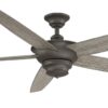 Fanimation Studio Collection Florid 60-in Matte Greige Indoor/Outdoor Ceiling Fan with Remote (5-Blade)