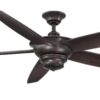 Fanimation Studio Collection Florid 60-in Aged Bronze Indoor/Outdoor Ceiling Fan with Remote (5-Blade)