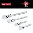 CRAFTSMAN V-Series 4-Piece Set-Tooth Set Drive Flexible Head Standard Ratchet Set