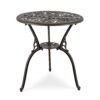Nuu Garden 3-Piece Black Bistro Patio Set