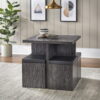 Mainstays 5-Piece Dexter Dining Set with Storage Ottoman