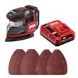 SKIL PWR CORE Compact 12-Volt Brushless Cordless Detail Sander with Dust Management (Battery Included)