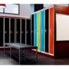 AdirOffice Large 72" Metal Storage Locker, 2 Shelves, Steel, Green