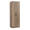 Sauder HomePlus 2-Door Storage Cabinet, Salt Oak Finish