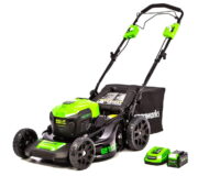 Greenworks 21" 40V Brushless Self-Propelled Lawn Mower + 5.0 Ah Battery & Charger