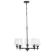 allen + roth Meredith 5-Light Bronze Modern/Contemporary Chandelier
