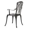 Nuu Garden 3-Piece Cast Aluminum Outdoor Bistro Set in Black