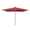 allen + roth 7-ft Solar Powered Market Patio Umbrella