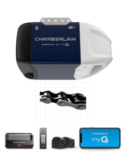 Chamberlain 0.5-HP Smart Chain Drive Garage Door Opener Works with Myq Wi-fi Compatibility