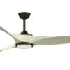 Fanimation Studio Collection Yardley 64-in Aged Bronze Color-changing LED Indoor/Outdoor Ceiling Fan with Light Remote (3-Blade)