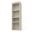 allen + roth Hartford 24-in W x 16-in D x 76-in H Antique White Tower