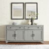 Crosley Tara Sideboard Distressed Gray