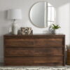 Better Homes and Gardens Montclair 6-Drawer Dresser, Vintage Walnut Finish
